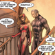 Pietro and Wanda discussing their Christmas plans.